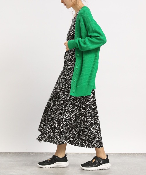 GLOBAL WORK Smile Seed Store（グローバルワーク スマイルシードストア）の「編み柄カーディガン/175927（カーディガン/ボレロ・レディース・グレー/アイボリー/グリーン/杢グレー・SMALL/MEDIUM/LARGE）」の18枚目の写真