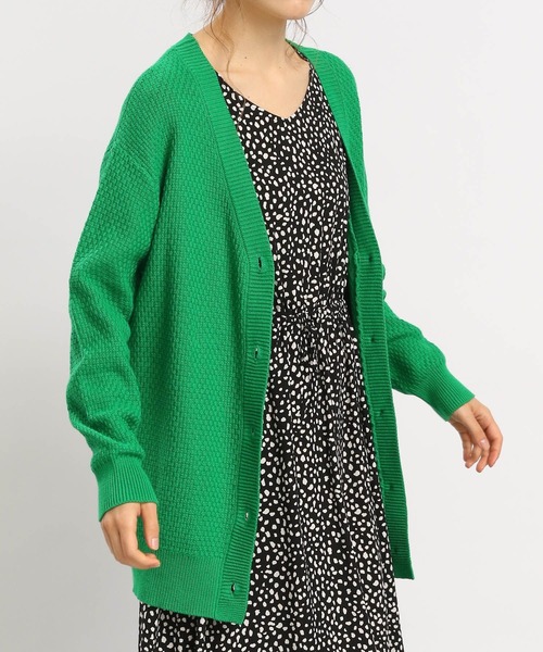 GLOBAL WORK Smile Seed Store（グローバルワーク スマイルシードストア）の「編み柄カーディガン/175927（カーディガン/ボレロ・レディース・グレー/アイボリー/グリーン/杢グレー・SMALL/MEDIUM/LARGE）」の21枚目の写真