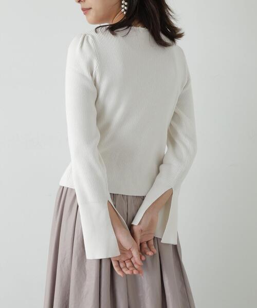 PROPORTION BODY DRESSING(プロポーションボディドレッシング)の「メタルパールニット / 1213270038(ニット/セーター・レディース・グリーン/ダークグレー/ホワイト系その他・SMALL/MEDIUM)」の7枚目の写真