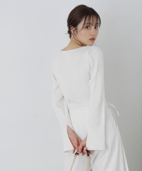 PROPORTION BODY DRESSING(プロポーションボディドレッシング)の「メタルパールニット / 1213270038(ニット/セーター・レディース・グリーン/ダークグレー/ホワイト系その他・SMALL/MEDIUM)」の10枚目の写真