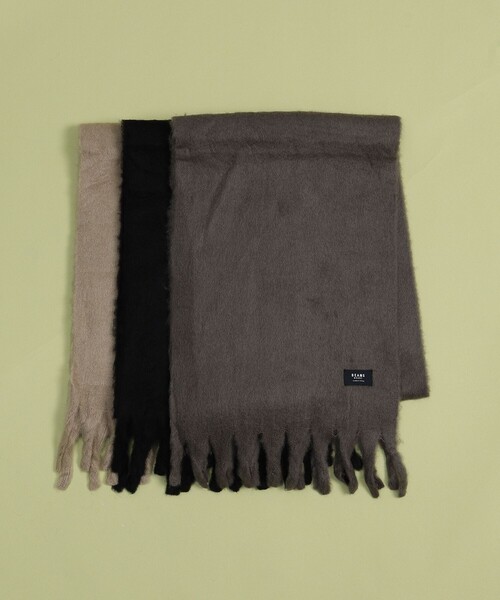 BEAMS HEART(ビームスハート)の「【ユニセックス】シャギー マフラー(マフラー・メンズ・チャコールグレー/グレー/ブラック/ライトグレー・ONE SIZE)」の15枚目の写真
