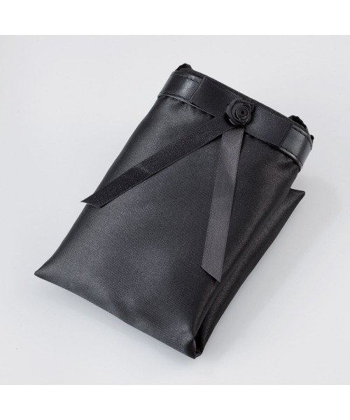 Callarus（カラルス）の「リボン付フォーマルバッグ３点セット（ハンドバッグ・レディース・ブラック・FREE）」の8枚目の写真