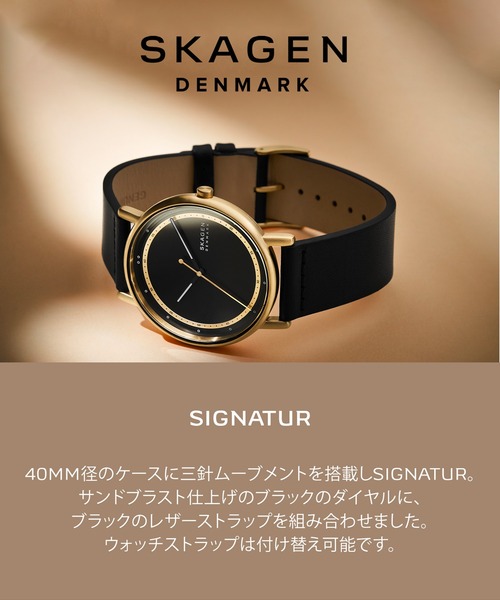 SKAGEN（スカーゲン）の「スカーゲン 腕時計 メンズ アナログ レザー SKW6897（アナログ腕時計・メンズ・ブラック・FREE）」の14枚目の写真