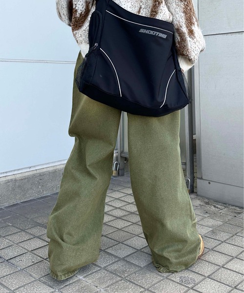 sedacle（セダクル）の「フリンジダブルニーデニム（デニムパンツ・メンズ・ブラック/カーキ/インディゴブルー・SMALL/MEDIUM/LARGE）」の14枚目の写真