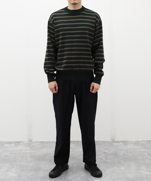 ROYAL MER（ロワイヤルメール）の「【ROYAL MER / ロワイヤル メール】 ADAMA（ニット/セーター・メンズ・アイボリー/グリーン/ボルドー・MEDIUM/LARGE）」の13枚目の写真