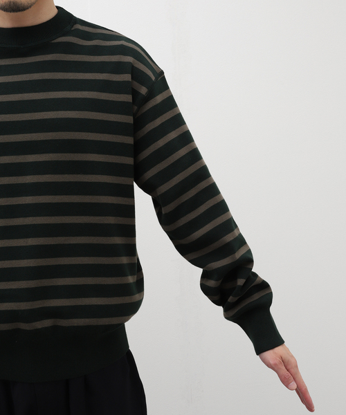 ROYAL MER（ロワイヤルメール）の「【ROYAL MER / ロワイヤル メール】 ADAMA（ニット/セーター・メンズ・アイボリー/グリーン/ボルドー・MEDIUM/LARGE）」の19枚目の写真