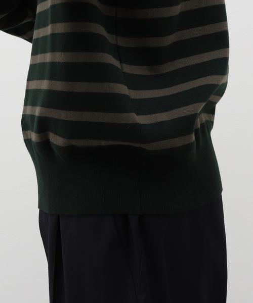 ROYAL MER（ロワイヤルメール）の「【ROYAL MER / ロワイヤル メール】 ADAMA（ニット/セーター・メンズ・アイボリー/グリーン/ボルドー・MEDIUM/LARGE）」の21枚目の写真