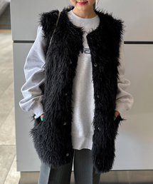 JOINT WORKS | 【SUNNY SPORTS/サニースポーツ】Curly Fleece Biggest Vest(その他アウター)