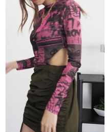 EVRIS | オリジナルグラフィックスキントップス(Tシャツ/カットソー)