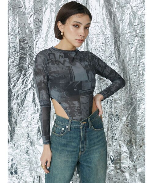 人気　完売品！EVRIS オリジナルグラフィックスカジャン ピンク 人気完売品！EVRIS オリジナルグラフィックスカジャン ピンク