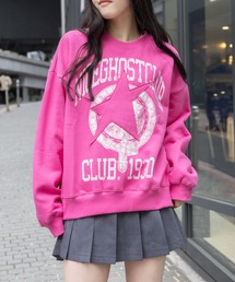 【UNISEX】niceghostclub/スターエンブレム プルオーバー(裏起毛)/ナイスゴースト/2984110