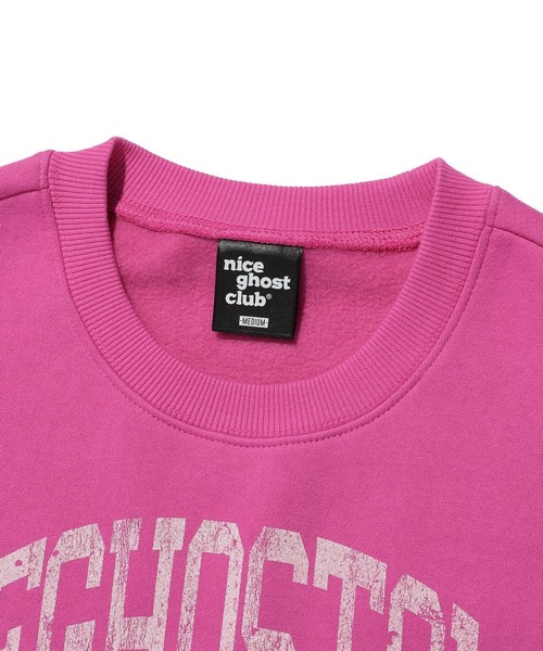 NICE GHOST CLUB(ナイスゴーストクラブ)の「【UNISEX】niceghostclub/スターエンブレム プルオーバー(裏起毛)/ナイスゴースト/2984110(スウェット・レディース・ブラック/ピンク・MEDIUM/LARGE/SMALL)」の18枚目の写真