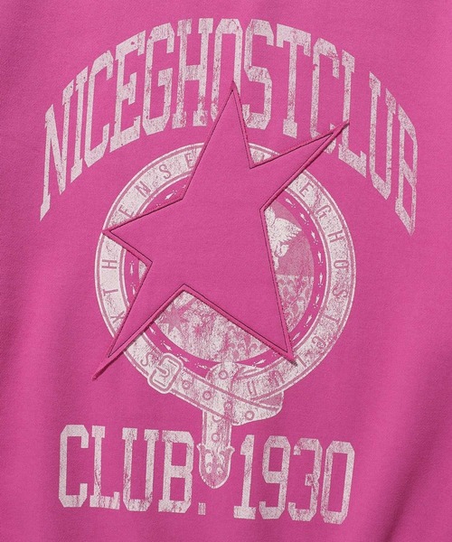 NICE GHOST CLUB(ナイスゴーストクラブ)の「【UNISEX】niceghostclub/スターエンブレム プルオーバー(裏起毛)/ナイスゴースト/2984110(スウェット・レディース・ブラック/ピンク・MEDIUM/LARGE/SMALL)」の19枚目の写真