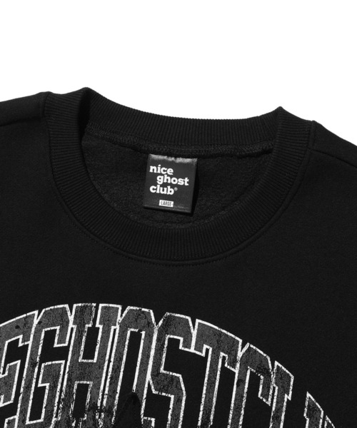 NICE GHOST CLUB(ナイスゴーストクラブ)の「【UNISEX】niceghostclub/スターエンブレム プルオーバー(裏起毛)/ナイスゴースト/2984110(スウェット・レディース・ブラック/ピンク・MEDIUM/LARGE/SMALL)」の14枚目の写真