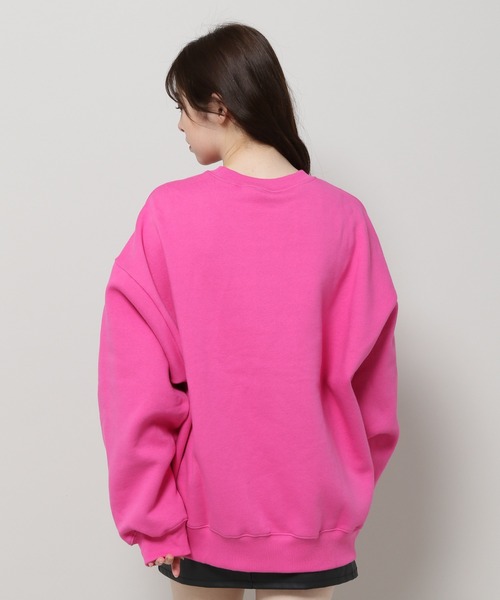 NICE GHOST CLUB(ナイスゴーストクラブ)の「【UNISEX】niceghostclub/スターエンブレム プルオーバー(裏起毛)/ナイスゴースト/2984110(スウェット・レディース・ブラック/ピンク・MEDIUM/LARGE/SMALL)」の8枚目の写真