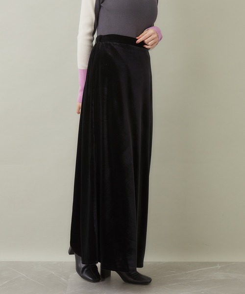 ROSIEE（ロージー）の「ROSIEE ベロアAラインスカート（スカート・レディース・ブラック/グレー・FREE）」の20枚目の写真