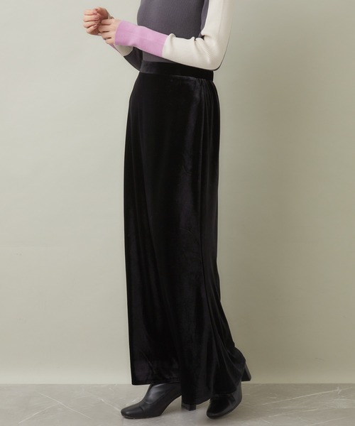 ROSIEE（ロージー）の「ROSIEE ベロアAラインスカート（スカート・レディース・ブラック/グレー・FREE）」の22枚目の写真