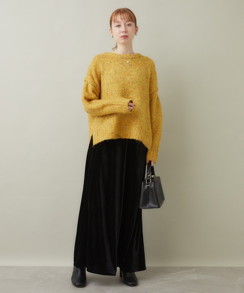 ROSIEE（ロージー）の「ROSIEE ベロアAラインスカート（スカート・レディース・ブラック/グレー・FREE）」の14枚目の写真