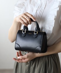 ロエカ LOEKA ショルダー付き2WAY本革トート （BLACK