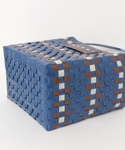 MARNI MARKET(マルニマーケット)の「ミニバスケットバッグ(かごバッグ・レディース・ブルー・FREE)」の5枚目の写真