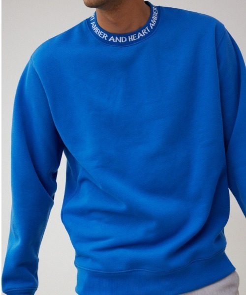 セール】ネックジャガードスウェットトップス（スウェット）｜AZUL BY