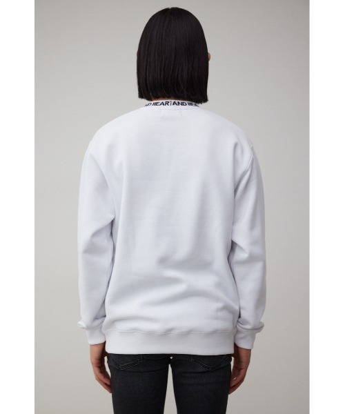 AZUL by moussy(アズールバイマウジー)の「ネックジャガードスウェットトップス(スウェット・メンズ・ホワイト/ブラック/ブルー・LARGE/MEDIUM)」の9枚目の写真