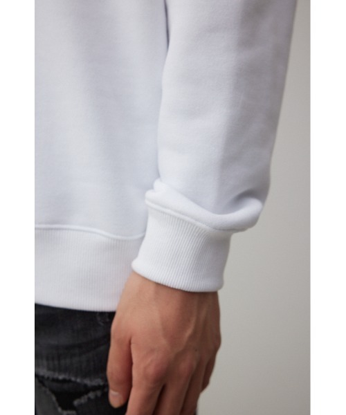AZUL by moussy(アズールバイマウジー)の「ネックジャガードスウェットトップス(スウェット・メンズ・ホワイト/ブラック/ブルー・LARGE/MEDIUM)」の12枚目の写真