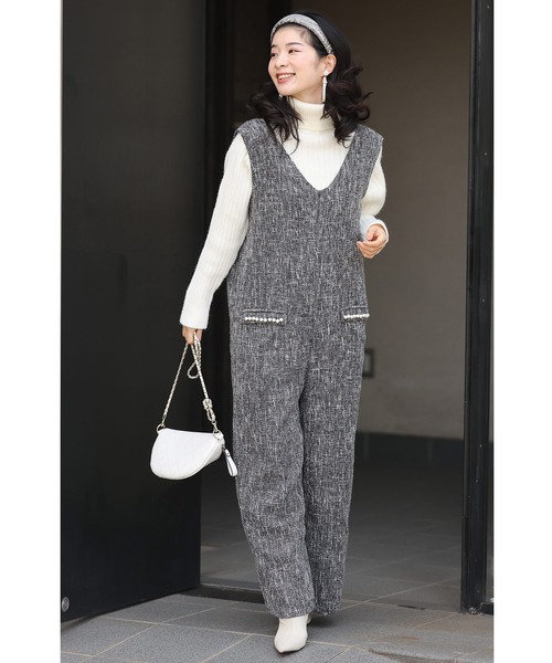 cawaii(カワイイ)の「RIB コンパクト ニットハイネックトップス(ニット/セーター・レディース・ブルー/グリーン/アイボリー/マスタード・FREE)」の15枚目の写真