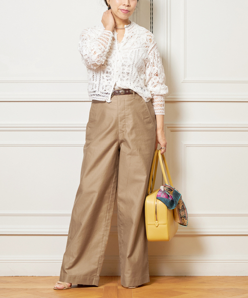 IENA LA BOUCLE(イエナラブークル)の「《追加》IENA LA BOUCLE バテンレース ブラウス2(シャツ/ブラウス・レディース・ホワイト・FREE)」の13枚目の写真