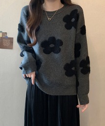 Primazel | 立体フラワーニットトップスセーター(ニット/セーター)