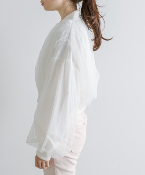 OLIVE des OLIVE(オリーブデオリーブ)の「チュール重ねブルゾン(ブルゾン・レディース・ブラック/アイボリー・FREE)」の19枚目の写真