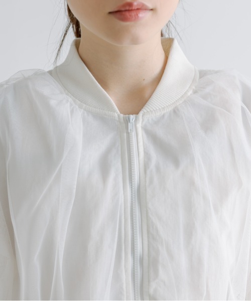 OLIVE des OLIVE(オリーブデオリーブ)の「チュール重ねブルゾン(ブルゾン・レディース・ブラック/アイボリー・FREE)」の22枚目の写真