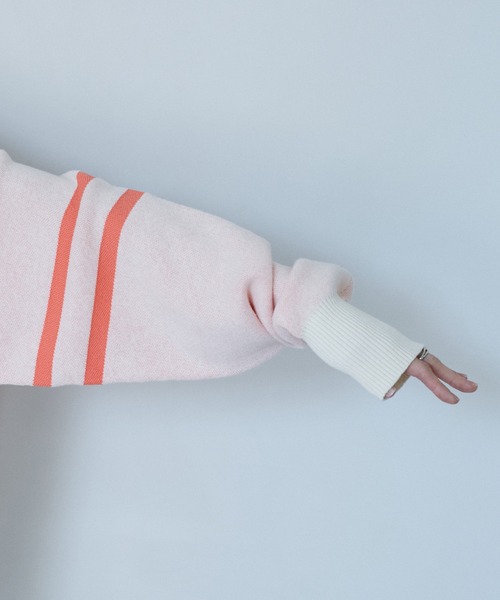 VIS（ビス）の「ロゴニットプルオーバー（ニット/セーター・レディース・ピンク系その他2/スミクロ・FREE）」の10枚目の写真