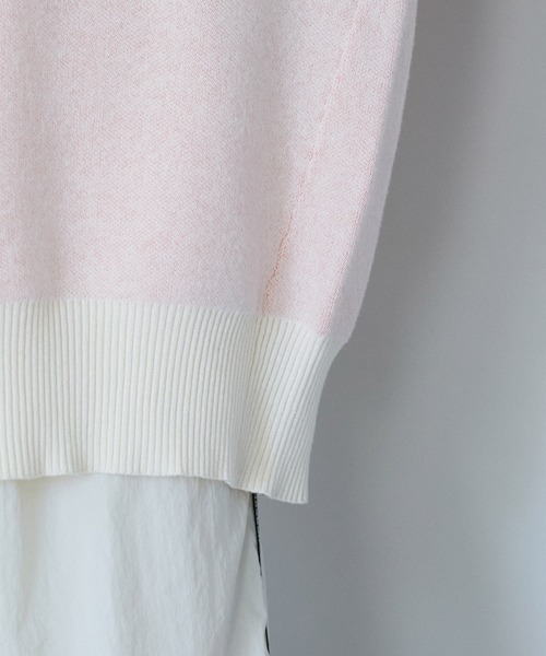VIS（ビス）の「ロゴニットプルオーバー（ニット/セーター・レディース・ピンク系その他2/スミクロ・FREE）」の6枚目の写真