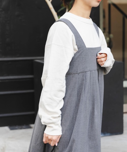 FORK&SPOON(フォークアンドスプーン)の「FORK&SPOON スーピマコットン混反毛クルーネックスウェット(スウェット・レディース・チャコールグレー/アイボリー/ライトブルー・1)」の12枚目の写真