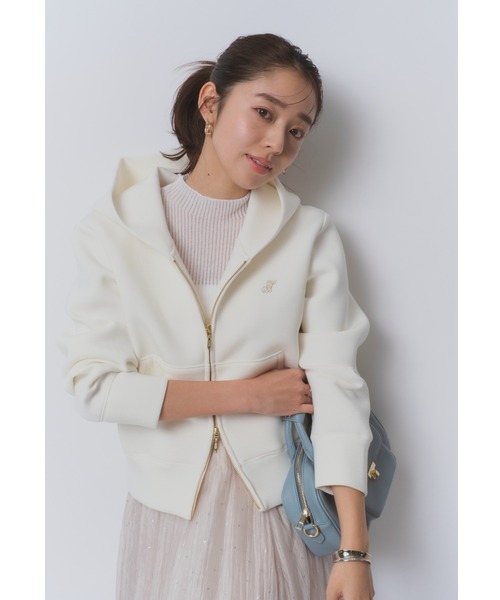 JUSGLITTY（ジャスグリッティー）の「ダブルジップコンパクトパーカー