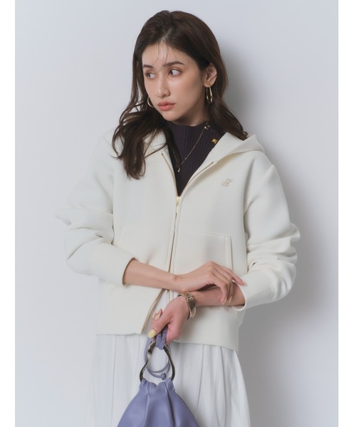 JUSGLITTY（ジャスグリッティー）の「ダブルジップコンパクトパーカー