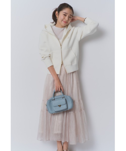 JUSGLITTY（ジャスグリッティー）の「ダブルジップコンパクトパーカー