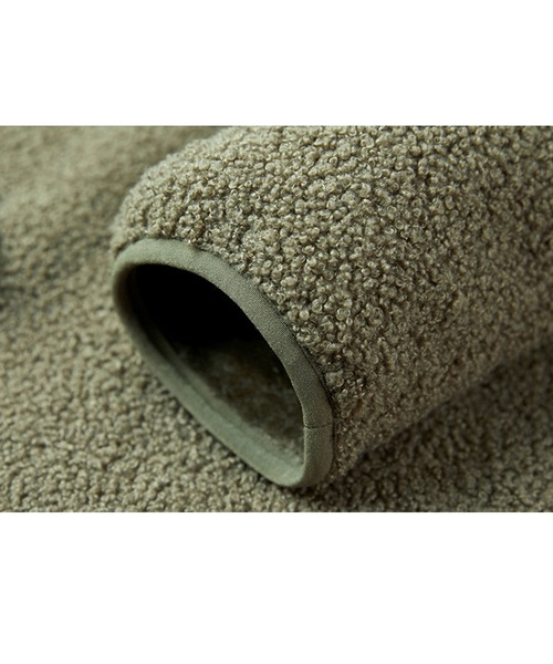 TopIsm（トップイズム）の「ゴルフ ハーフボタントレーナー ボアフリース ゴルフウェア メンズ（ゴルフグッズ・メンズ・ネイビー/ブラック/カーキ・L/XL/M）」の6枚目の写真