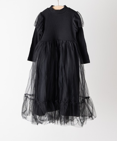 riziere / チュール切り替えドレスワンピース 新色追加riziereチュール切り替えドレスワンピース キッズ 女の子 90-150リジェール こども服 子供服 春 秋 冬 ガーリー 長袖  こども おしゃれ チュール フォーマル プリンセス ハロウィン 90cm 100cm 110cm 120cm 130cm 140cm 150cm |