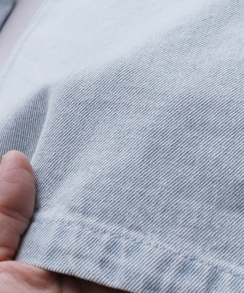 reca(レカ)の「デニムカーゴパンツ(デニムパンツ・レディース・サックスブルー/ネイビー・M/L)」の17枚目の写真