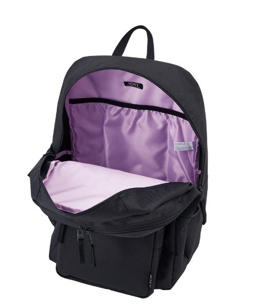 ROXY（ロキシー）の「NEW BEGINNING/ロキシー大容量ノートパソコン収納可能スタンダードバックパック（バックパック/リュック・レディース・ミント/ブラック・FREE）」の9枚目の写真