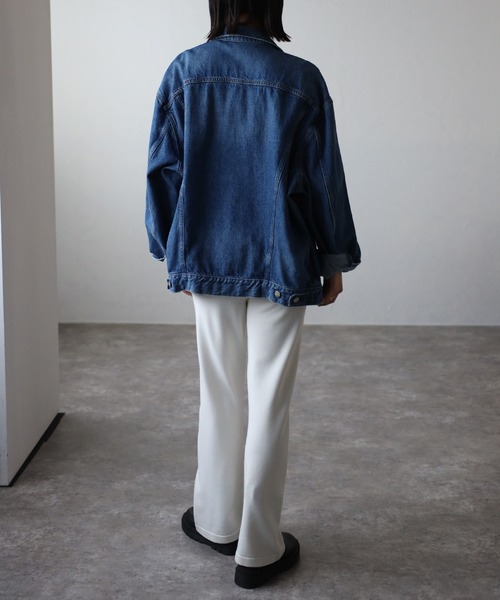 Bonjour Sagan(ボンジュールサガン)の「ラメニットフレアパンツ(その他パンツ・レディース・ライトグリーン/オフホワイト/ブラック・FREE)」の14枚目の写真