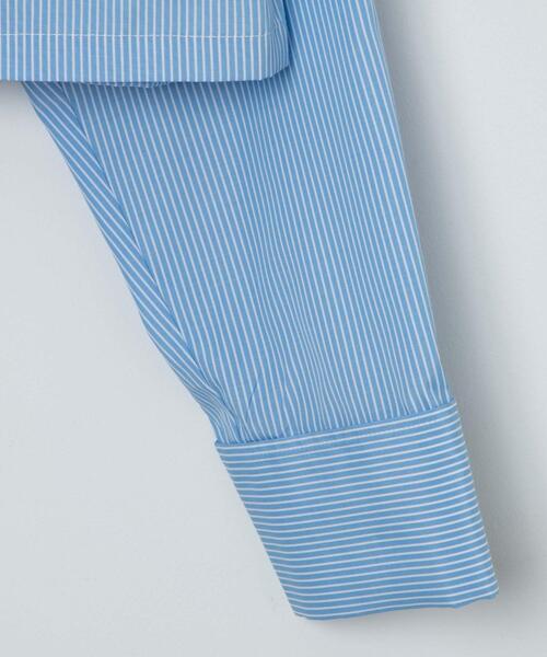 WEGO（ウィゴー）の「WEGO/カラーショートシャツ（シャツ/ブラウス・レディース・ブルー/その他1/ホワイト/ブルー系その他4・FREE）」の11枚目の写真