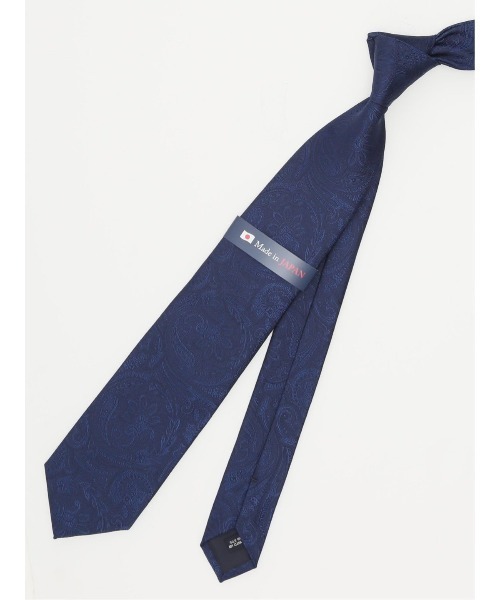 m.f.エディトリアル メンズ 日本製 シルクソリッド ネクタイ 8.0cm幅