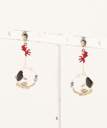 GGD SELECT（ジージーディー　セレクト）の「金魚鉢モチーフ 金魚 ひっかけピアス[ACCACC]（ピアス（両耳用））」