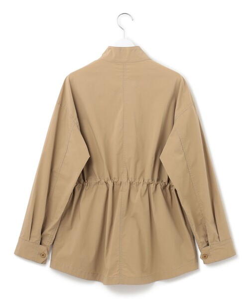 【SLOW/一部店舗限定】ミリタリーストレッチタフタ ジャケット