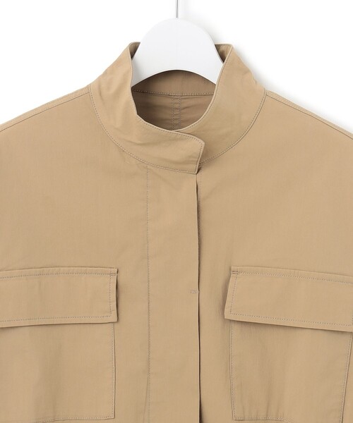 【SLOW/一部店舗限定】ミリタリーストレッチタフタ ジャケット