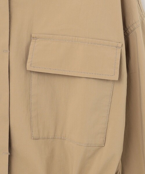 【SLOW/一部店舗限定】ミリタリーストレッチタフタ ジャケット