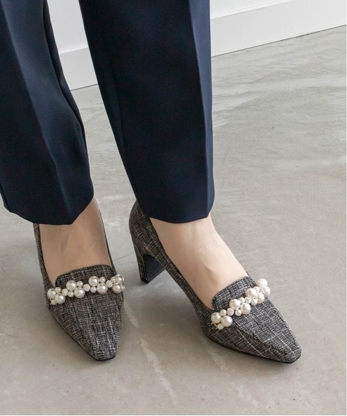 RANDA(ランダ)の「パールパーツローファシューズ(その他シューズ・レディース・ホワイト/ピンク/ブラック・22.5/23/23.5/24/25/22/24.5)」の18枚目の写真